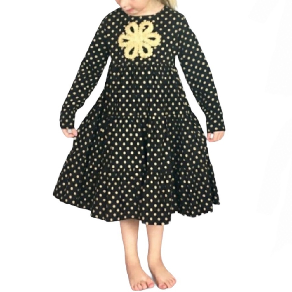 Hanna Andersson Twirl Polka Dot Cotton Dress